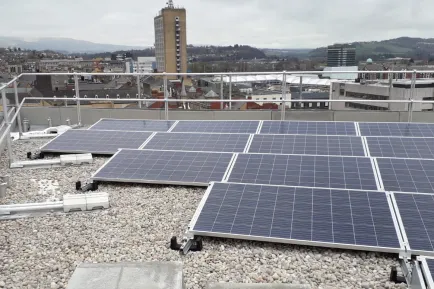 Solar panel PV installation Commercial Street Newport